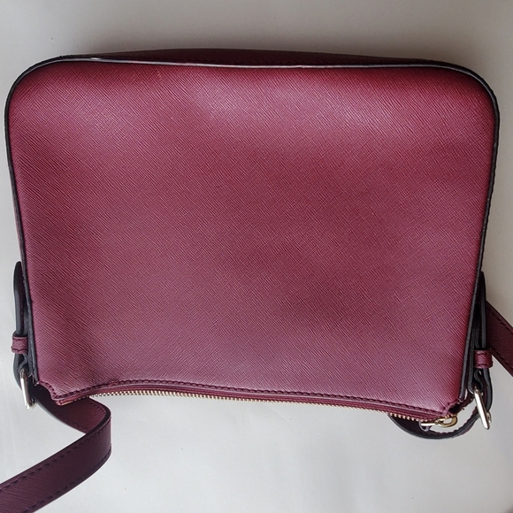 Kate Spade Burgundy Crossbody Bag . - Picture 3 of 10